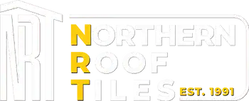 Northern Roof Tiles logo featuring NRT initials and text “Northern Roof Tiles Est. 1991,” representing a trusted supplier of clay roof tiles across North America.